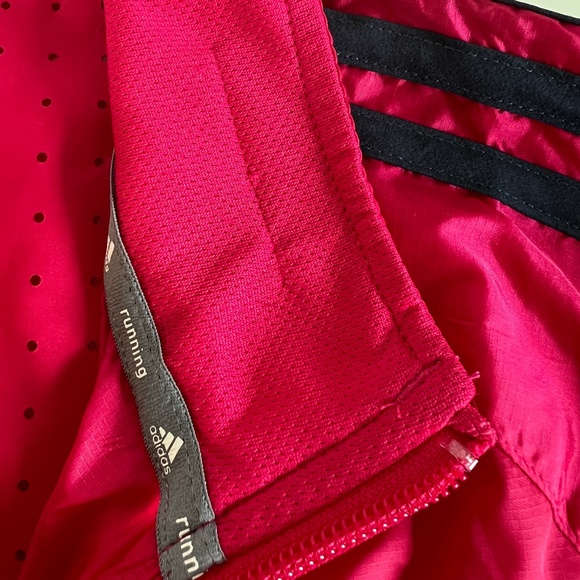 Adidas Running Response Jacket Women's Small Pink Athletic Mesh Breathable - Picture 16 of 16